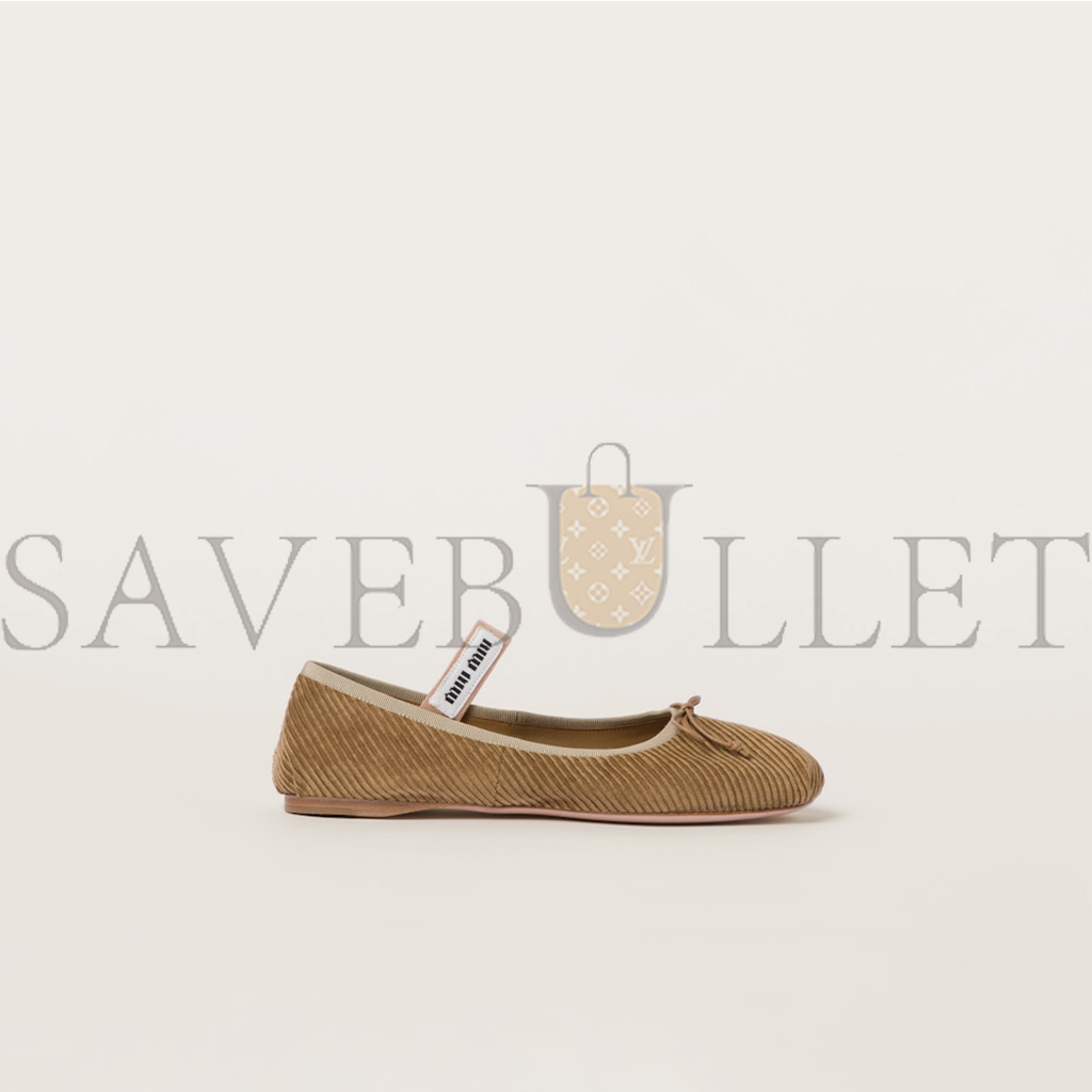 M1v M1v corduroy ballerinas 5f794d